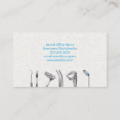 Tanden Logo | Tandheelkundige Gereedschappen Visitekaartje (Achterkant)