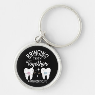 Tanden samenbrengen - Orthodontist Sleutelhanger
