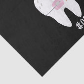 Tanden samenbrengen - Orthodontist Tissuepapier (Detail)