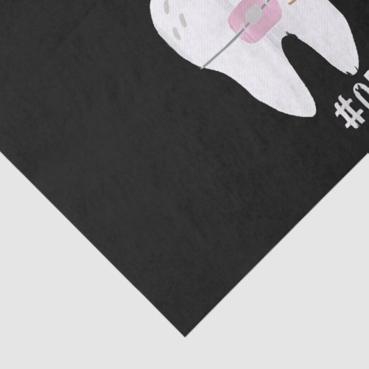 Tanden samenbrengen - Orthodontist Tissuepapier (Detail)