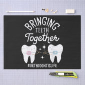 Tanden samenbrengen - Orthodontist Tissuepapier (Craft)