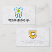 Tanden Tandheelkundige gezondheidszorg Logo Visitekaartje (Voorkant / Achterkant)