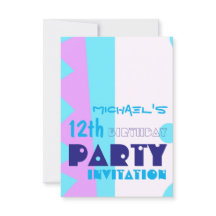 Tanden van het monster 12e verjaardagsfeest uitnod