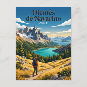 Tanden van Navarino Chili Briefkaart