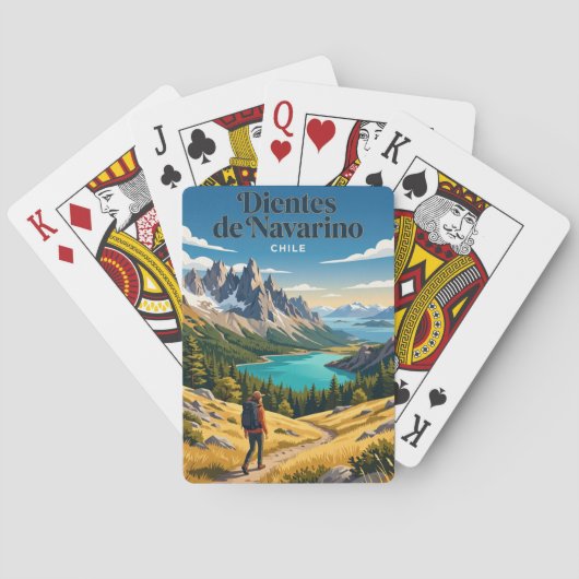 Tanden van Navarino Chili Pokerkaarten (Achterkant)