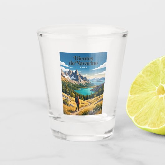 Tanden van Navarino Chili Shot Glas (Voorkant)