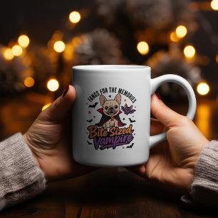 Tanden Voor De Herinneringen Frenchie T-shirt   Ha Tweekleurige Koffiemok