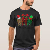 Tanden Vrolijk Kerstmis Grappige Tandliefhebbers T-shirt (Voorkant)