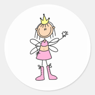 Tandenaas met een verloren tand-sticker ronde sticker