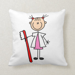 Tandenassistent met tandenborstel kussen