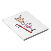 Tandenassistent met tandenborstel notitieblok (Schuin)