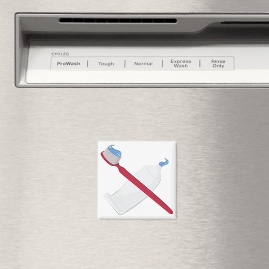 Tandenborstel en -pasta magneet (Insitu (Vaatwasser))