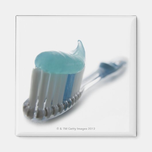 Tandenborstel en tandpasta magneet (Voorkant)