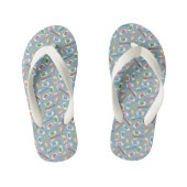 Tandenborstel- en tandpasteatpatroon kinder teenslippers (Voetbed)