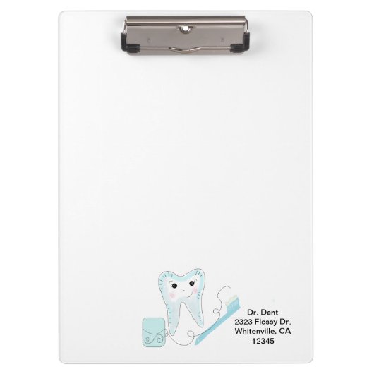 Tandenborstel Klembord (Voorkant)