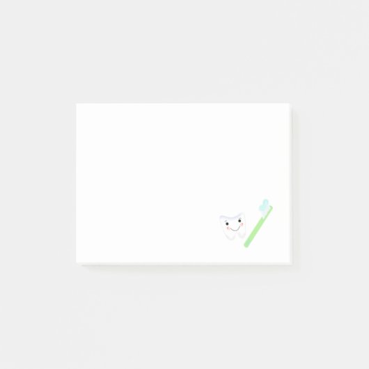 Tandenborstel Post-it® Notes (Voorkant)