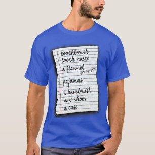 Tandenborstel Tandpasta Flanel voor mijn gezicht T-shirt