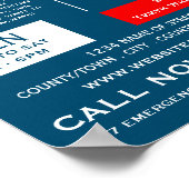 Tandenborstel & Tandpasta, Tandheelkunde, Tandarts Poster (Hoek)