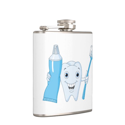 Tandenborstelfles Heupfles (Rechts)