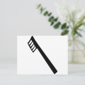 tandenborstelpictogram briefkaart (Staand voorkant)
