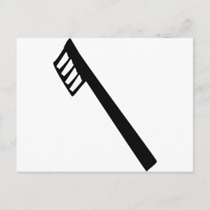 tandenborstelpictogram briefkaart