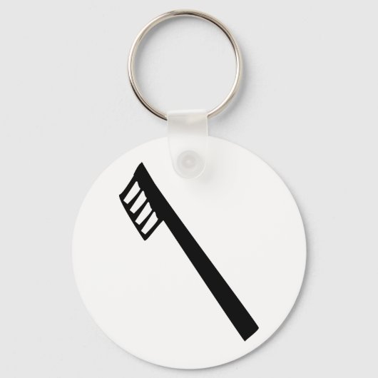 tandenborstelpictogram sleutelhanger (Voorkant)