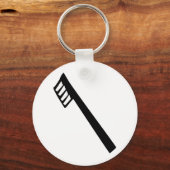 tandenborstelpictogram sleutelhanger (Voorkant)