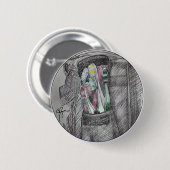 Tandenborstels 2 ronde button 5,7 cm (Voorkant /achterkant)