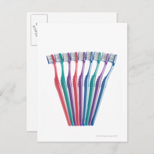 Tandenborstels Briefkaart (Voorkant / Achterkant)