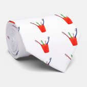 Tandenborstels en beker stropdas (Opgerold)