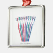Tandenborstels Metalen Ornament (Links)