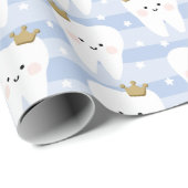 Tandenfee Baby bijtring cadeau inpakpapier (Rol Hoek)