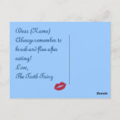 Tandenfee Briefkaart © 2012 M. Martz (Achterkant)