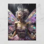 Tandenfee in haar jurk gemaakt van tanden briefkaart (Voorkant)