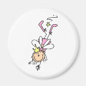 Tandenfee op de banenmagneet magneet (Voorkant)