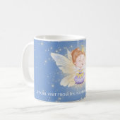 Tandenfee prinses met tandenmagisch koffiemok (Voorkant links)