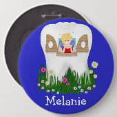 tandenfee ronde button 6,0 cm (Voorkant /achterkant)