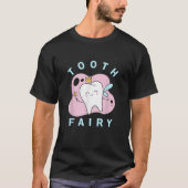 Tandenfee Tandarts Schattigee Tand T-shirt (Voorkant)