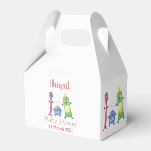 Tandenpasta tandpasta voor tandheelkundig gebruik bedankdoosjes (Achterkant)