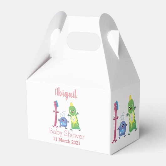 Tandenpasta tandpasta voor tandheelkundig gebruik  bedankdoosjes (Voorkant Zijde)