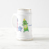 Tandenpasta tandpasta voor tandheelkundig gebruik  bierpul (Voorkant links)