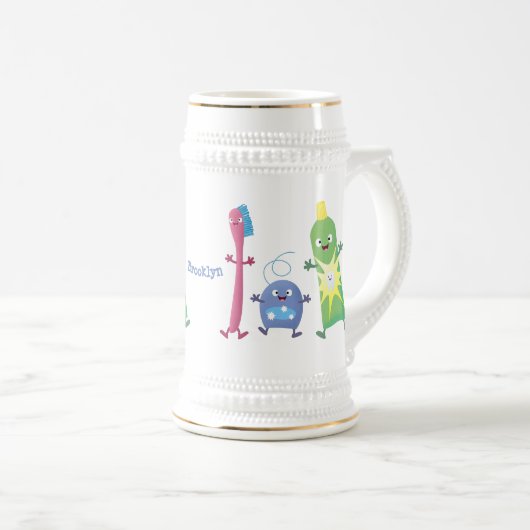 Tandenpasta tandpasta voor tandheelkundig gebruik  bierpul (Voorkant rechts)