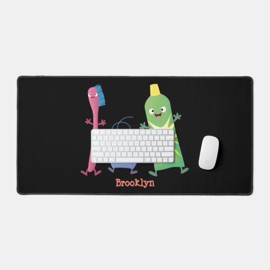 Tandenpasta tandpasta voor tandheelkundig gebruik bureaumat (Keyboard & Muis)