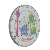 Tandenpasta tandpasta voor tandheelkundig gebruik dartbord (Voorkant Links)