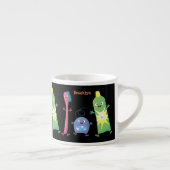 Tandenpasta tandpasta voor tandheelkundig gebruik  espresso kop (Rechts)