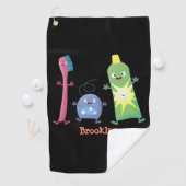 Tandenpasta tandpasta voor tandheelkundig gebruik  golfhanddoek (Insitu)