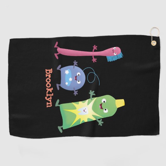 Tandenpasta tandpasta voor tandheelkundig gebruik  golfhanddoek (Horizontaal)