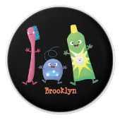 Tandenpasta tandpasta voor tandheelkundig gebruik  keramische knop (Voorkant)