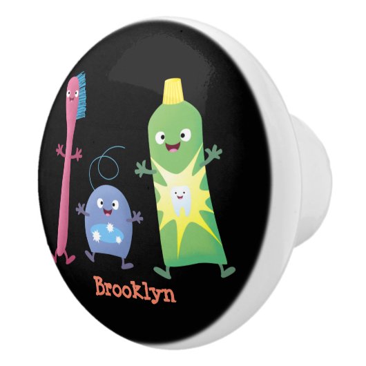 Tandenpasta tandpasta voor tandheelkundig gebruik  keramische knop (Rechts)