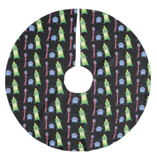 Tandenpasta tandpasta voor tandheelkundig gebruik kerstboom rok